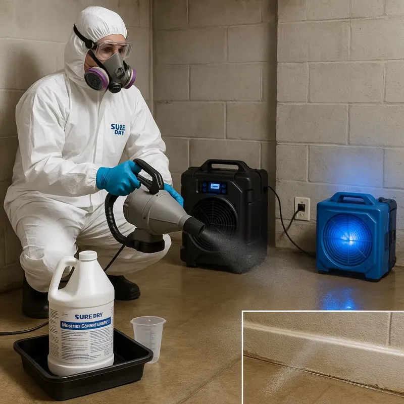 Sanitization and Odor Removal process in Crockett, CA