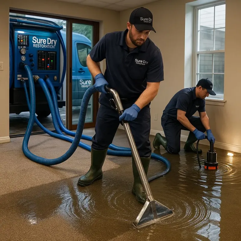 Water Extraction and Removal process in Crockett, CA